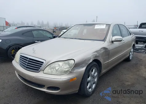 2004 Mercedes-Benz S 500 4Matic из США, поврежденный, VIN WDBNG84J44A411175